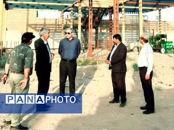 بازدید فرماندار شهرستان کاشمر از پروژه‌های عمرانی آموزش و پرورش شهرستان کاشمر 