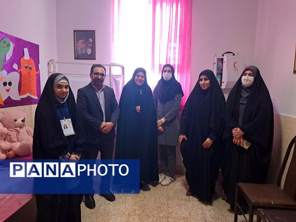 افتتاح اتاق بهداشت در دبستان دخترانه مالک‌ اشتر شهرستان ملارد