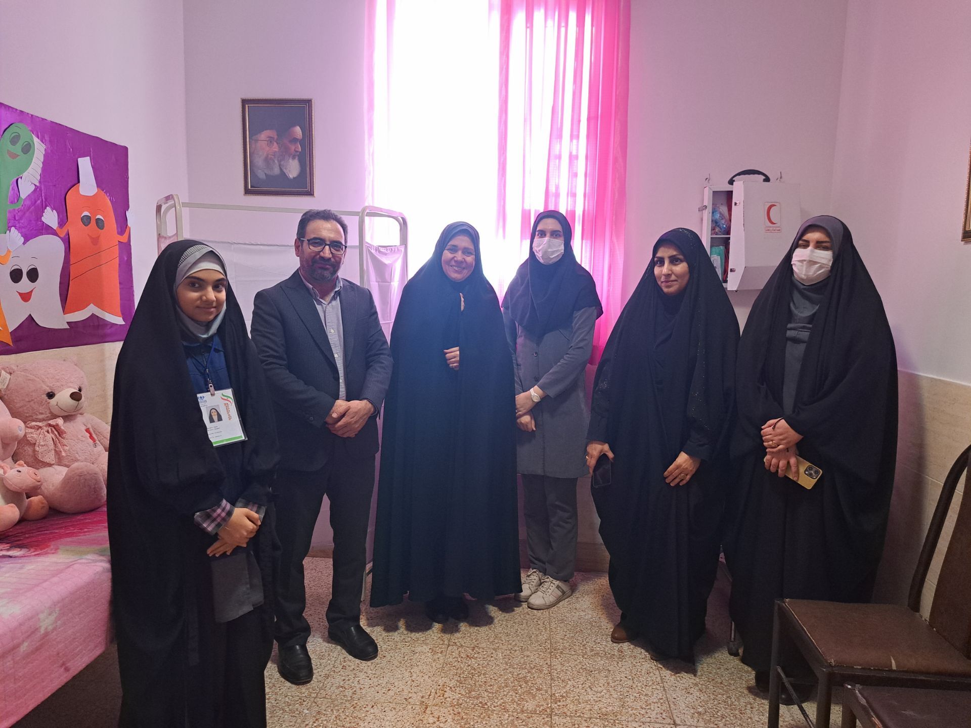 افتتاح اتاق بهداشت در دبستان دخترانه مالک‌ اشتر شهرستان ملارد