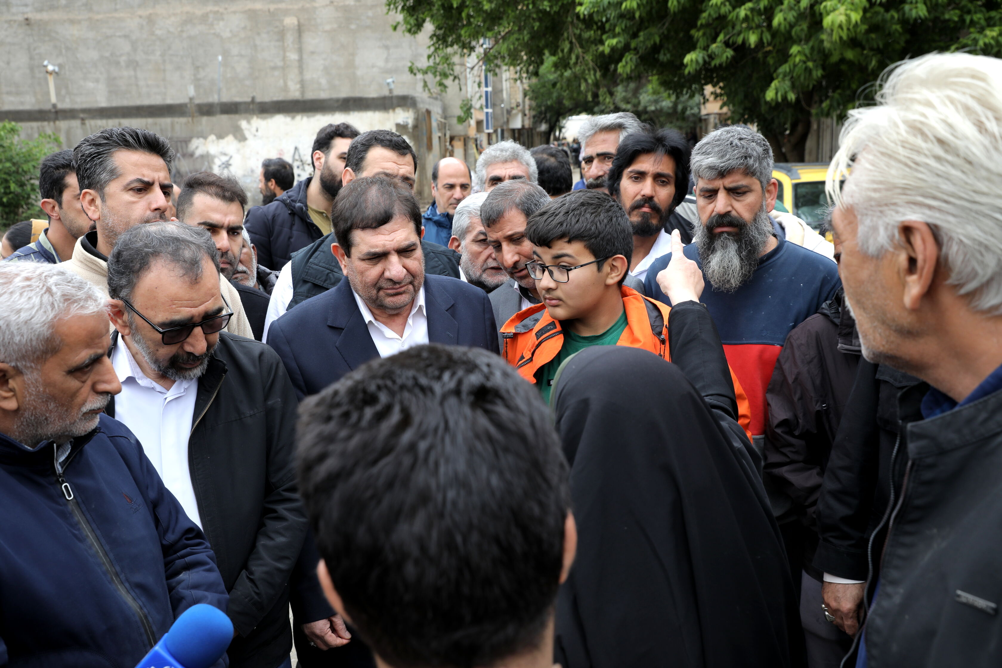 بازدید میدانی مخبر از مناطق سیل‌زده شهر مشهد