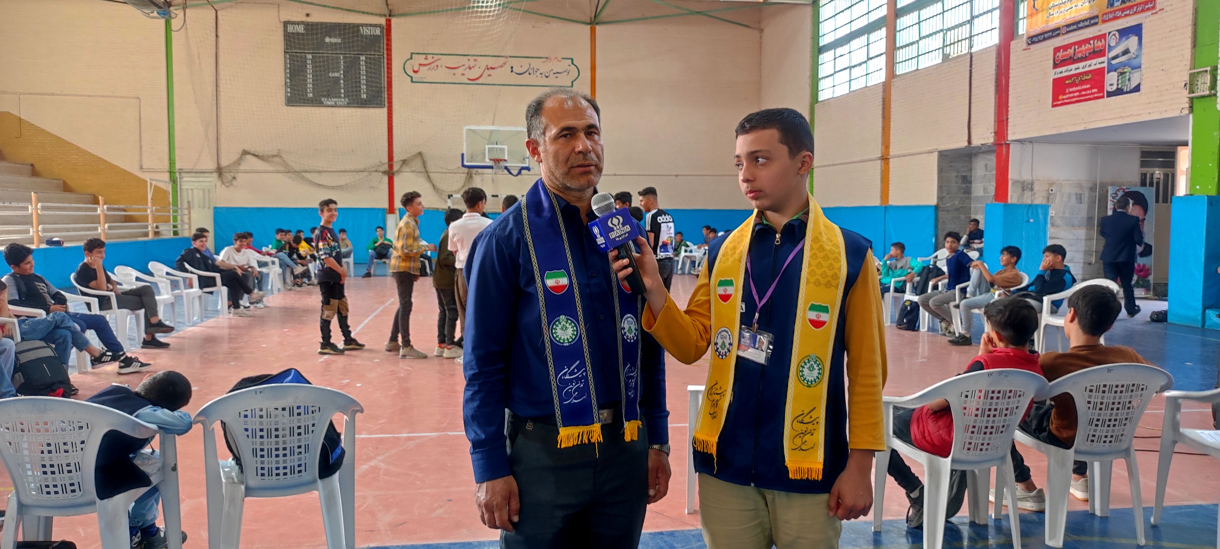 برگزاری اردوی تمشک پسران در شیروان