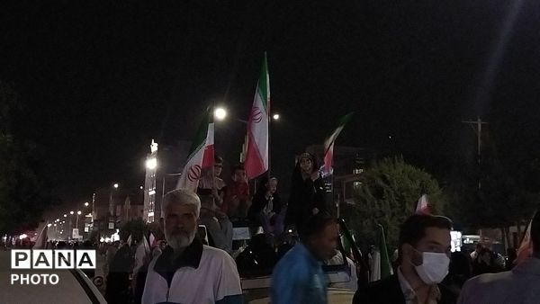 دومین اربعین حضور مردم غیور نیشابور همزمان با دومین سالگرد شهادت شهدای خدمت