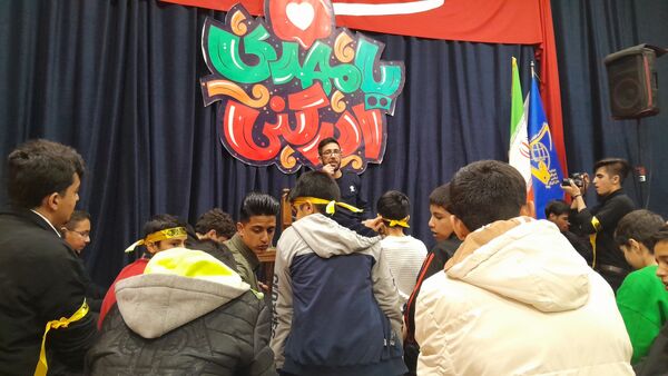  هیات هفتگی دانش‌آموزی انصار المهدی در نیشابور 