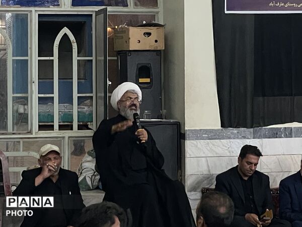 حضور امام جمعه کاشمر در هیأت ابوالفضلی روستای عارف آباد
