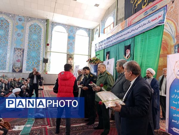 نماز عبادی سیاسی جمعه در روستای مزده خلیل آباد 