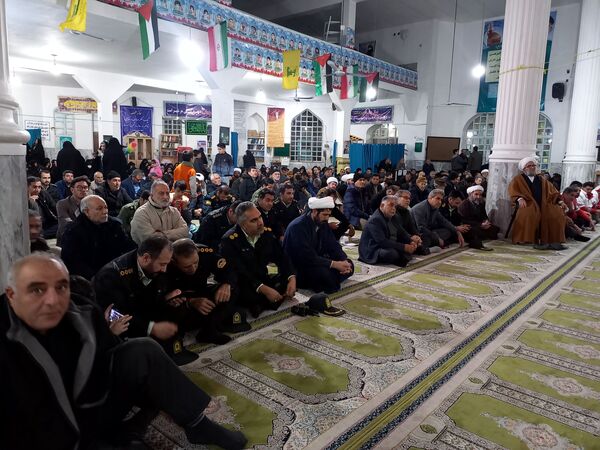 مراسم گرامیداشت شهادت سید حسن نصرالله در مسجد جامع آشخانه 
