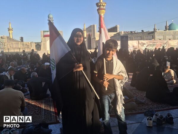 وداع با آقای شهید ایران در مشهدالرضا