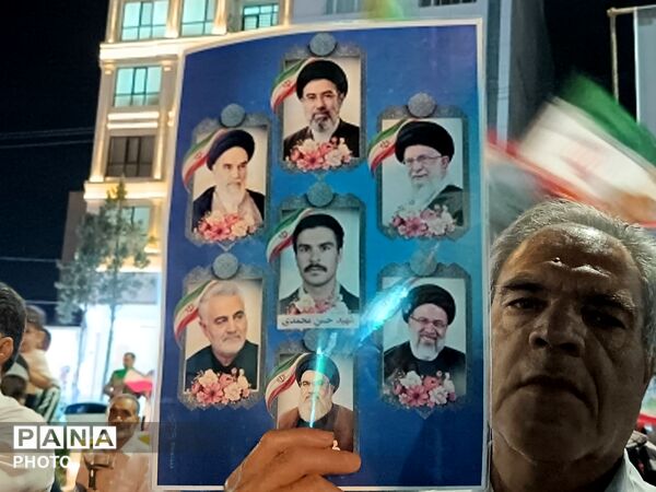 خروش ملت ایران در شب نود و پنجم حماسه میدان داری-١