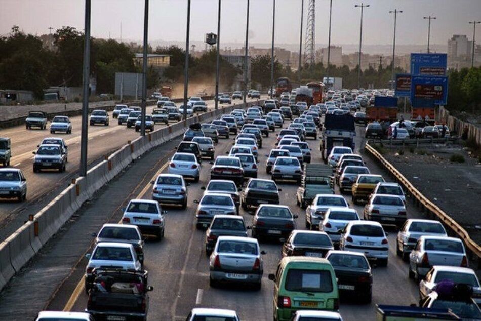 ترافیک در جاده‌های کشور پس از مراسم خداحافظی تهران با رهبر شهید