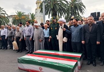قائمشهر میزبان دو شهید حادثه تروریستی صهیونیست‌ها