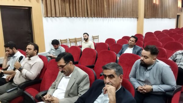  نشست خبری هفته دولت فرماندار اسکو