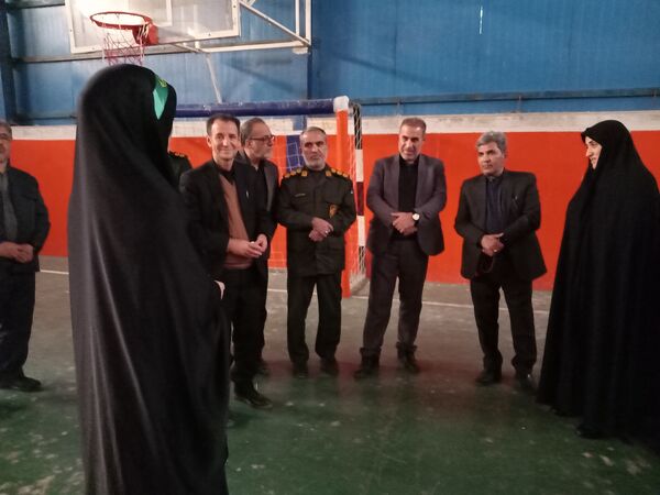 عزاداری دختران ورزشکاران شهر جعفریه به‌مناسبت شهادت حضرت فاطمه زهرا(س) 