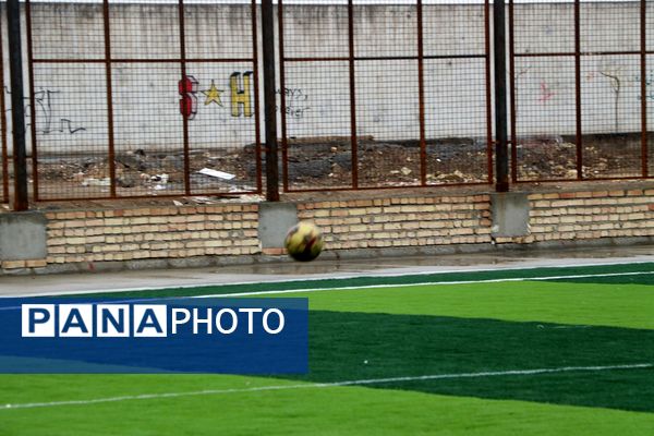 آیین افتتاحیه زمین ورزشی چمن مصنوعی اورین