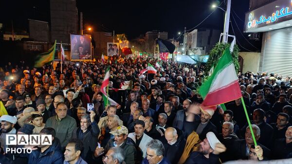 خروش عظیم مردم ملکان در اربعین شهادت قائد امت و شهدای دانش آموز میناب