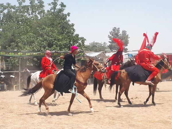 آیین شبیه خوانی عاشورا در روستای مهمانک