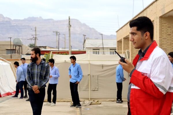  مانور زلزله در تنگستان 