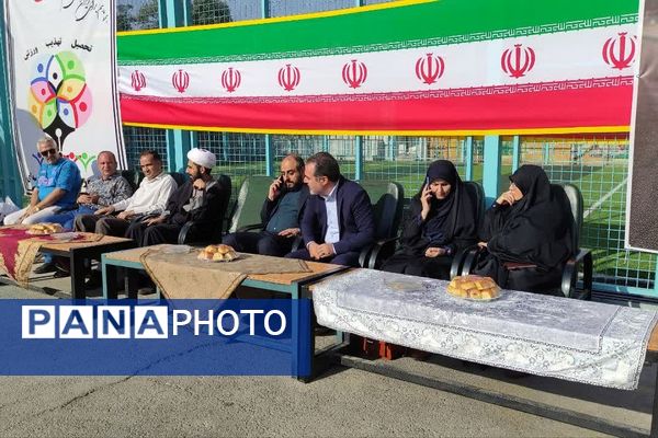 افتتاحیه المپیاد ورزشی درون مدرسه ای در دبیرستان شاهد علامه طباطبایی ناحیه دو شهرری 