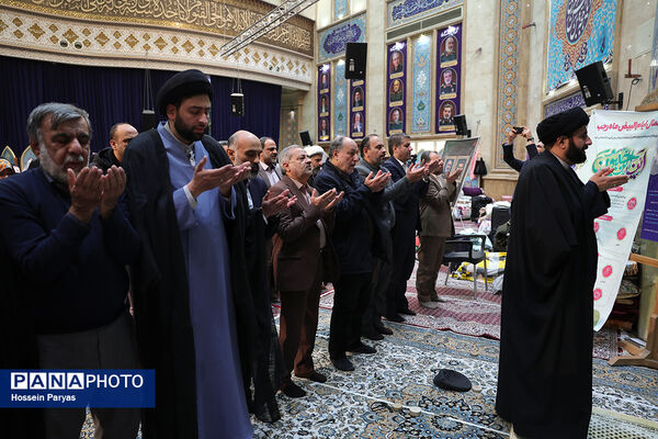 حضور وزیر آموزش و پرورش در جمع دانش‌آموزان معتکف