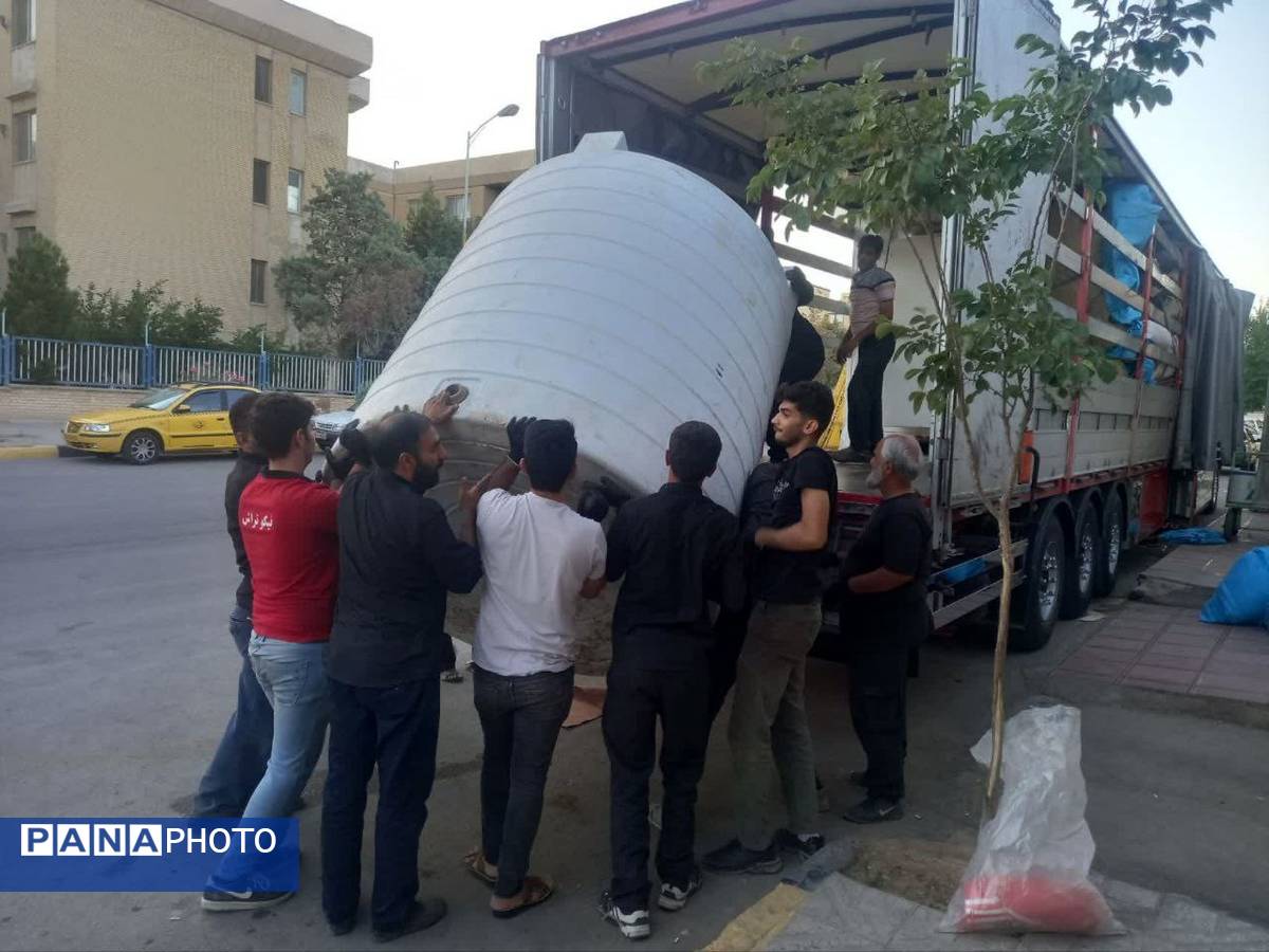 بارگیری و بدرقه موکب شباب الزینب ساوه؛ سفری به سوی خدمت به زائران