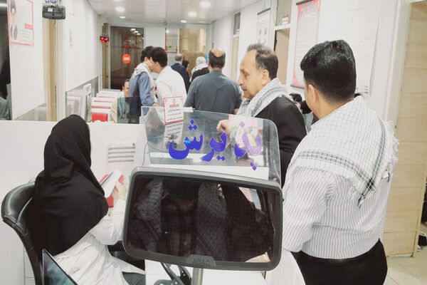 اهدای خون اصحاب رسانه بوشهر به‌مناسبت هفته بسیج