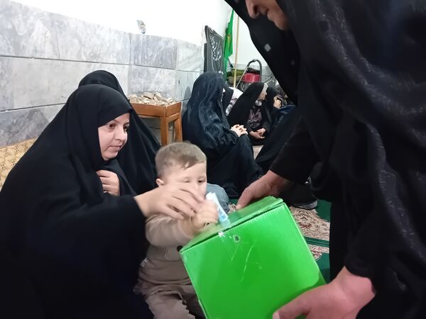 مراسم ایام فاطمیه در مسجد پنج تن آشخانه