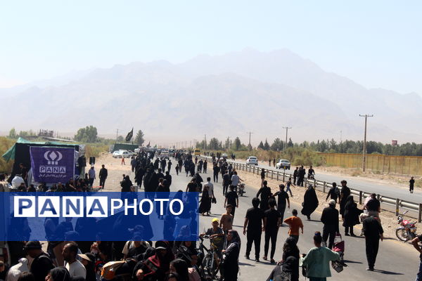 برپایی  موکب سازمان دانش‌آموزی در کرمان