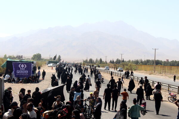برپایی  موکب سازمان دانش‌آموزی در کرمان