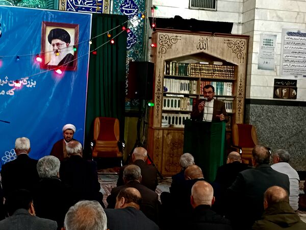حماسه ۹ دی در مسجد حضرت قائم اسلامشهر 