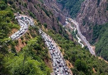 جاده چالوس دوطرفه شد