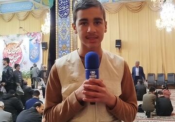 مراسم ولادت حضرت امام حسین (ع) در شهرستان کاشمر برگزار شد