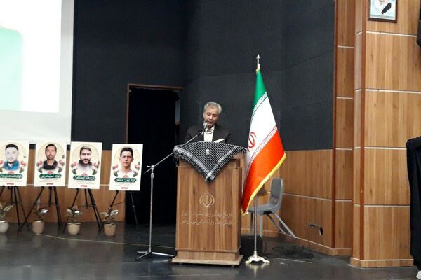 یادواره شهدای جنگ دوازده روزه در سالن ارشاد اسلامی شهرستان قدس