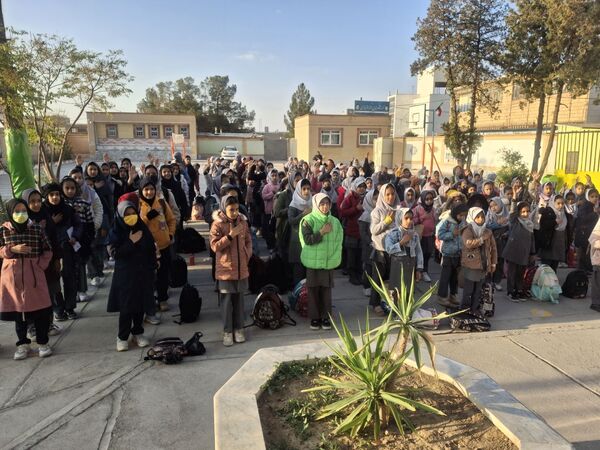 مراسم صبحگاه در شهرستان کاشمر