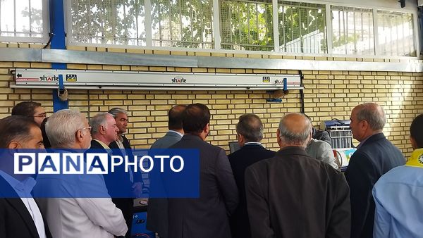 آیین افتتاحیه کارگاه و زمین چمن هنرستان تخصصی خودرو برادران نیشابور 