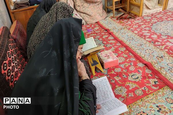 محفل انس با قرآن کریم در مسجد جامع شهر بار