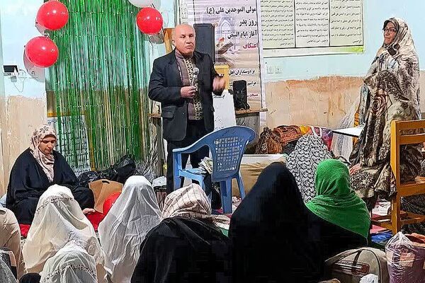 مراسم معنوی اعتکاف در مسجد سیدالشهدا شهرستان باشت