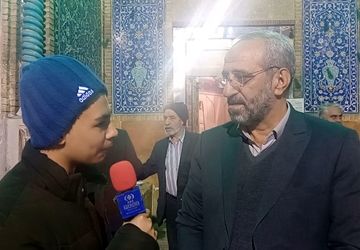 حضور فرماندار  اصفهان درجشن میلاد امام حسین (ع ) واقع در امامزاده اسماعیل اصفهان 