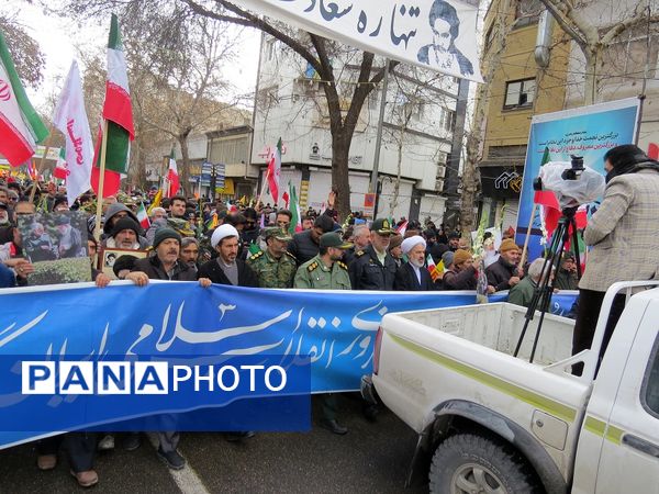 راهپیمایی باشکوه ۲۲ بهمن ماه شهرستان بجنورد 