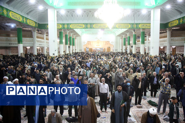 مراسم بزرگداشت شهدای اغتشاشات دیماه در قم