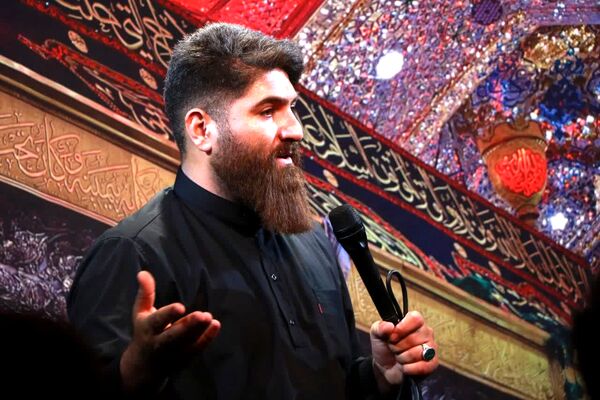 خروش نوجوانان کاشمری در عزای شب هفتم