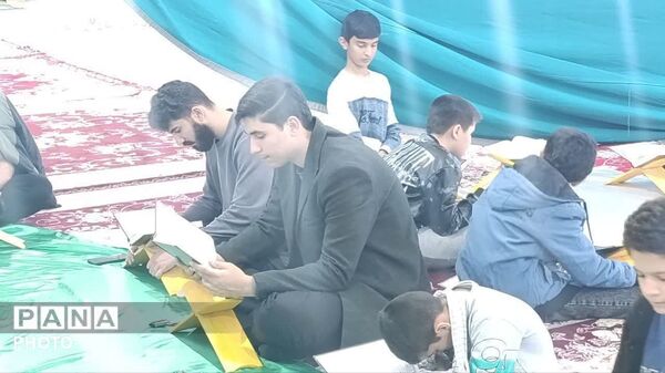 جزخوانی قرآن کریم در مساجد منطقه کوهنانی به مناسبت ماه مبارک رمضان  