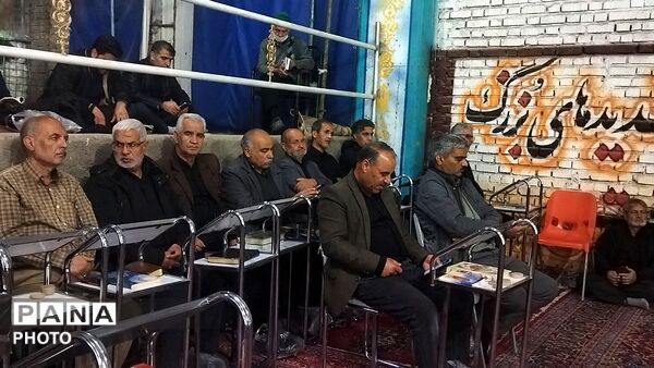 مراسم شب ۱۹ ماه رمضان در مسجد جامع نیشابور 
