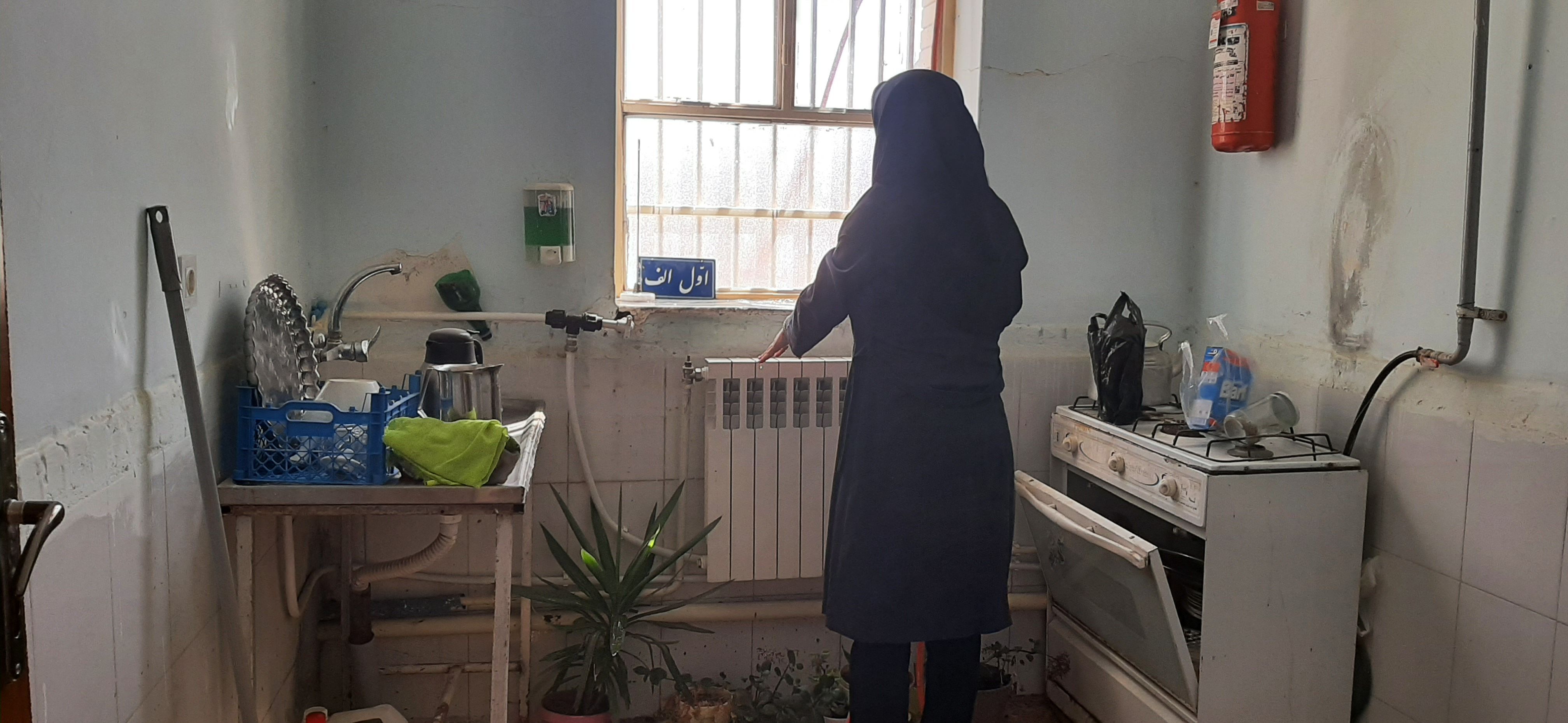 آماده‌سازی مدرسه شهید معتمدی روستای گزکوه برای بازگشایی مدارس