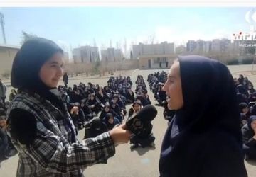 آیین تجلیل از دانش‌آموزان دبیرستان شهید قرائتی قم