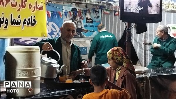 چایخانه امام زمان (عج) در هشتاد و هفتمین شب از اجتماعات مردمی نیشابور 