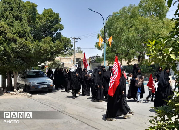 میدان جمهوری اسلامی شهرستان خاتم در سوگ امام حسن عسکری (ع)