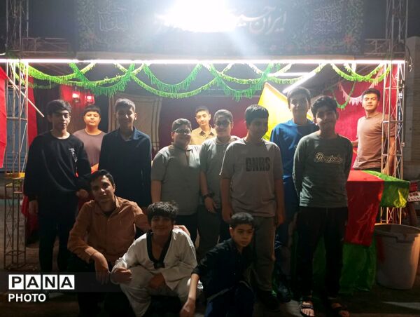 موکب دانش‌آموزی محله امامشهر یزد