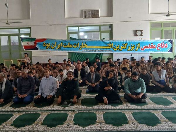 برگزاری یادواره شهدا در مسجد صاحب‌الزمان شهرستان خلیل‌آباد