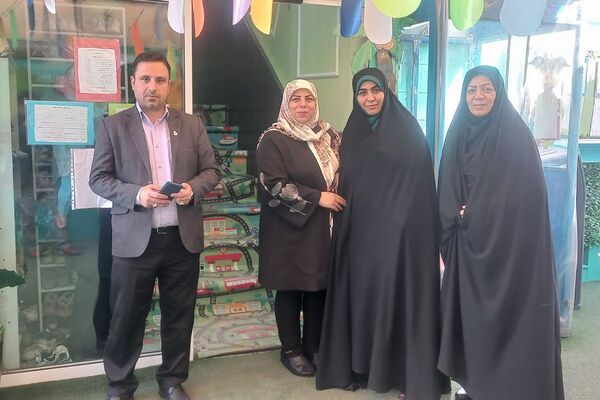 بازدید معاون نظارت و ارزیابی سازمان ملی تعلیم و تربیت کودک از کودکستان ملورین ناحیه دو شهرری 