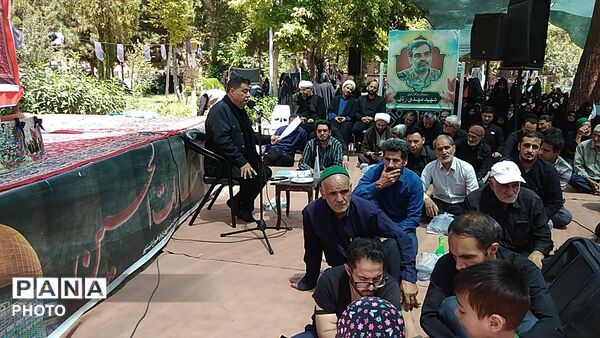 پیاده روی دلدادگان اربعین حسینی از امامزاده ابوتراب تا امامزاده محروق