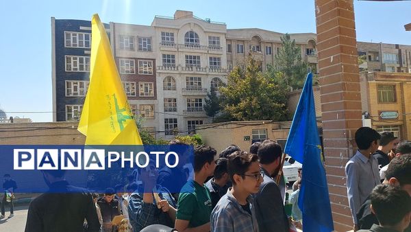 اعلام محکومیت رژیم صهیونیستی توسط دانش‌آموزان البرزی